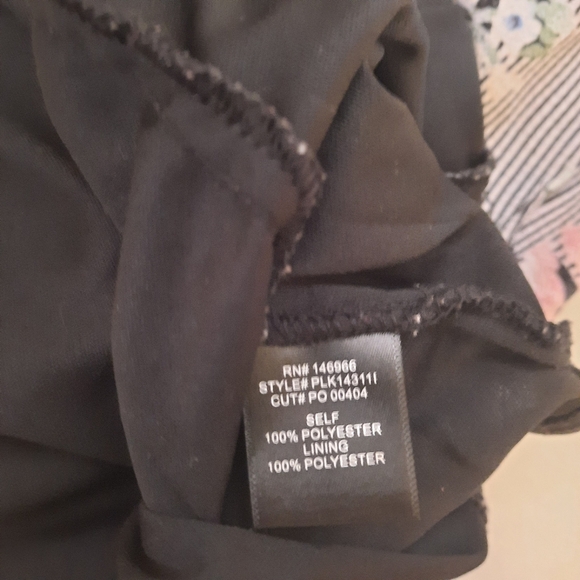 Crystal Doll Black White Ruffled Wrap Romper - Picture 4 of 10